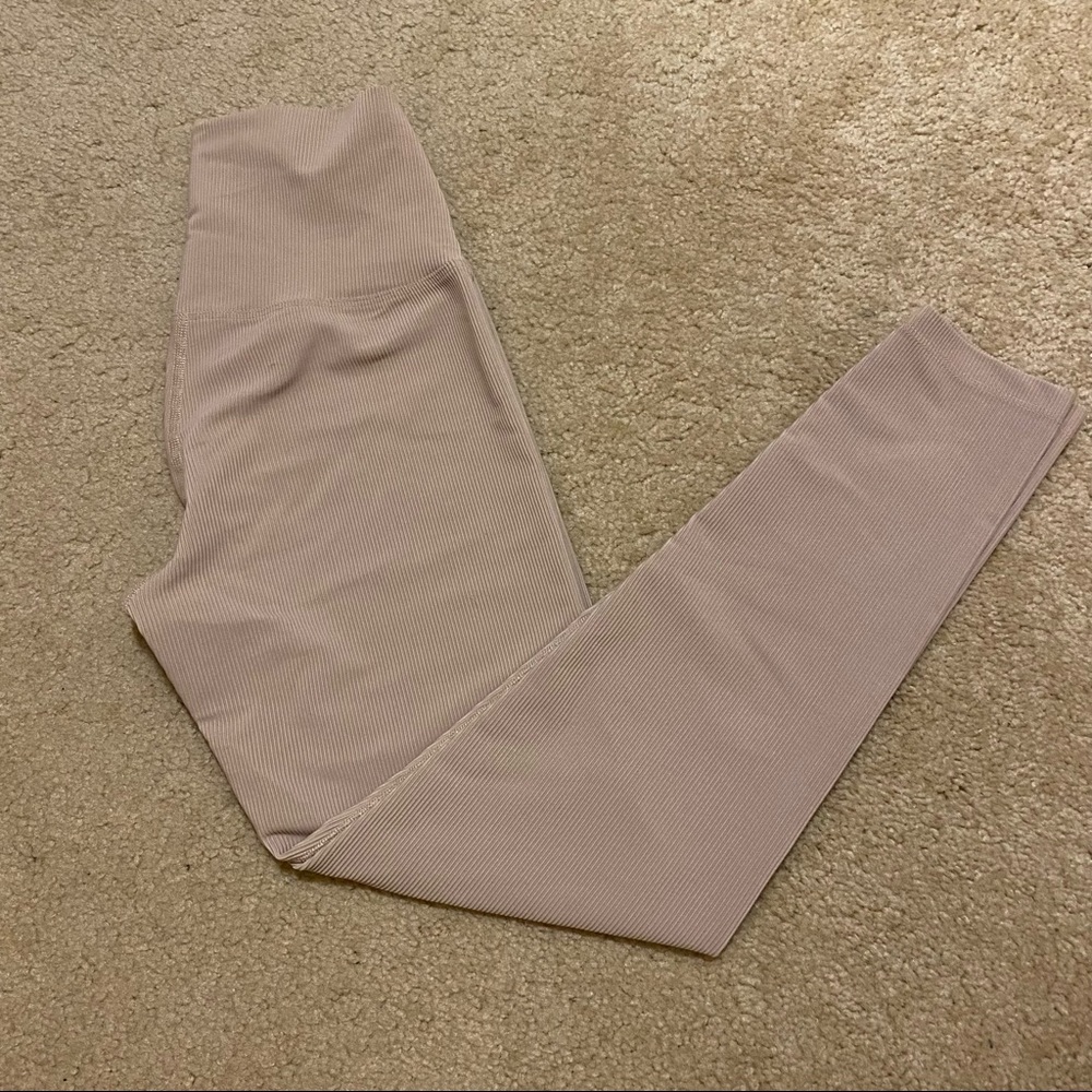Leah Sports Bra & Ribbed Ayla Legging Tan LIKE NEW - Picture 8 of 11